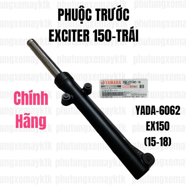 YADA-6062-Phuộc trước Đen-EX150(15-18) Trái-[Yamaha]