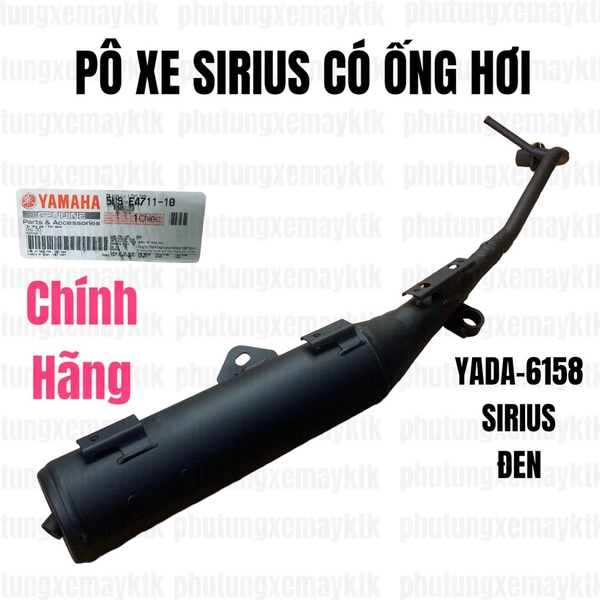YADA-6158-Sirus có ống hơi-Pô xe(Ko có pát pô) pxm-[Yamaha]