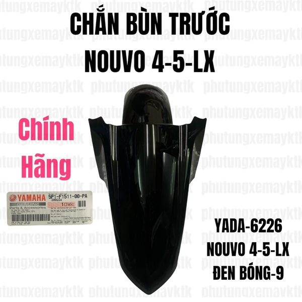 YADA-6226-Chắn bùn trước Nouvo 4-5-LX(Đen bóng)-9 Phụ tùng phụ kiện xe máy-[Yamaha]