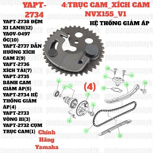 [NVX155_V1][4:TRỤC CAM_XÍCH CAM] YAPT-2734 HỆ THỐNG GIẢM ÁP NVX155_V1 (4)