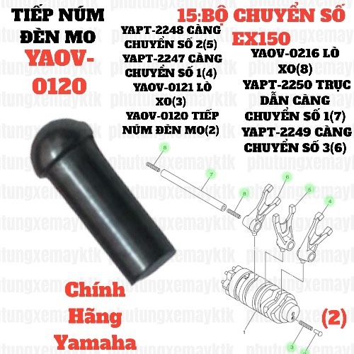 [EX15][15:BỘ CHUYỂN SỐ] YAOV-0120 TIẾP NÚM ĐÈN MO EX15 (15-18) (2), SIRIUS RC [15:BỘ(5)], EX155 [15:BỘ(5)]