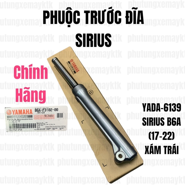 YADA-6139-Sirius B6A-Phuộc trước đĩa(Xám trái)-[Yamaha]