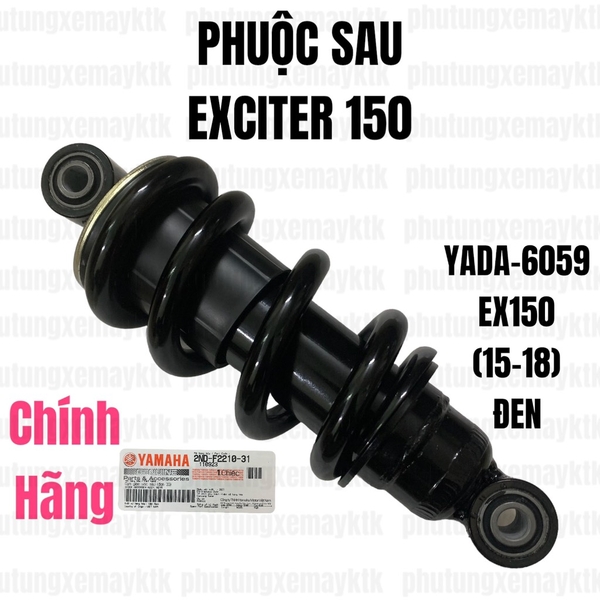 YADA-6059-Phuộc sau-EX150(15-18) Đen-[Yamaha]