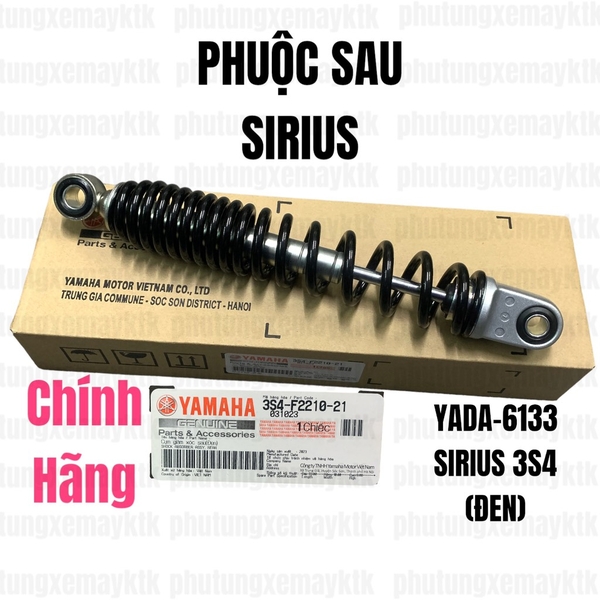 YADA-6133-Sirius 3S4-Phuộc sau(Đen)-[Yamaha]