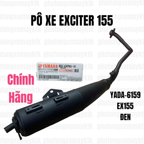 [Chính hãng Yamaha]YADA-6159-EX155-Pô xe(Ko có pát pô)