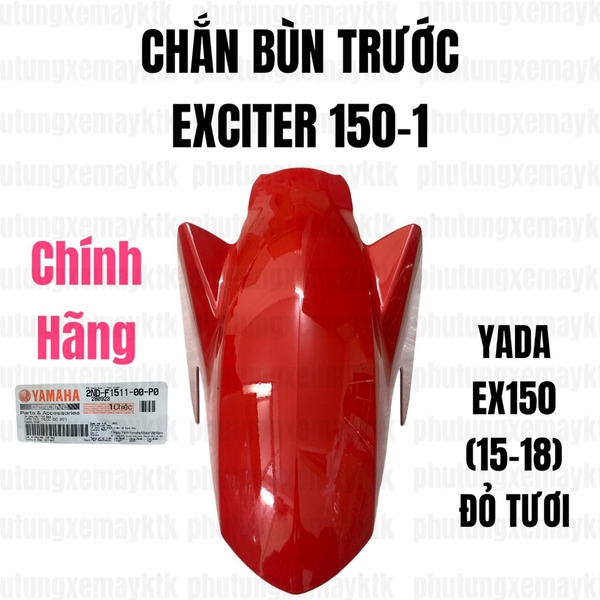 YADA-EX150(15-18)-ĐỎ TƯƠI-1 Chắn bùn trước-[Yamaha]