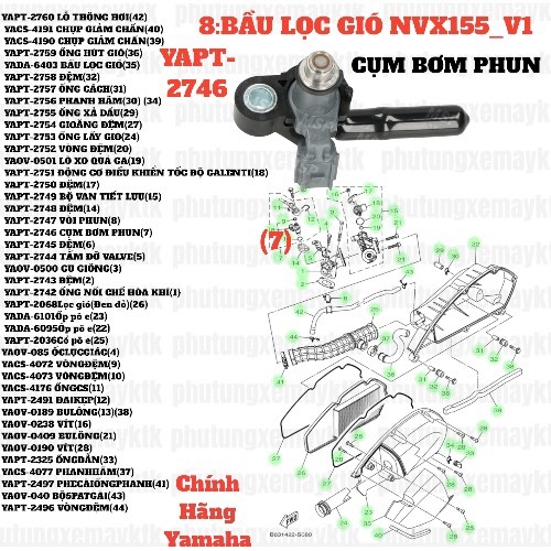 [NVX155_V1][8:BẦU LỌC GIÓ] YAPT-2746 CỤM BƠM PHUN NVX155_V1 (7)