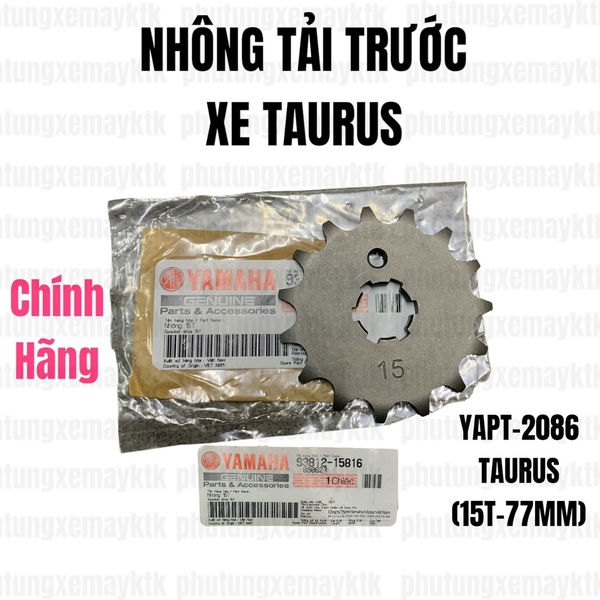 [Chính hãng Yamaha]YAPT-2086-Taurus-Nhông trước(15T-77MM)