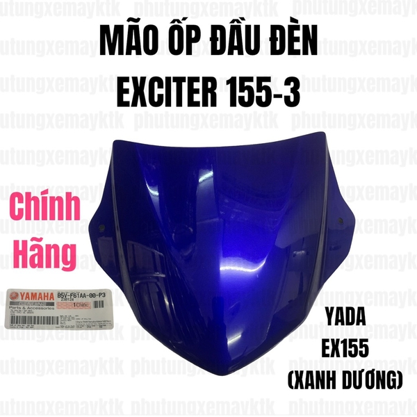 YADA-EX155-3 Mão ốp đầu đèn(Xanh dương) Phụ tùng phụ kiện xe máy-[Yamaha]