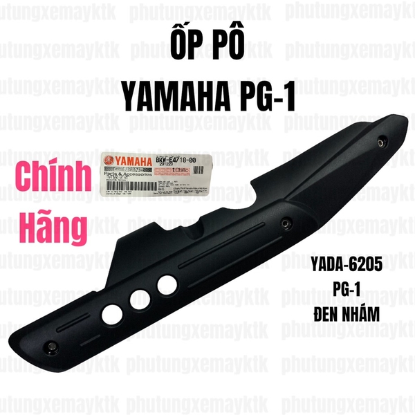 YADA-6205-Ốp pô PG-1-Đen nhám Phụ tùng phụ kiện xe máy CPCH-[Yamaha]
