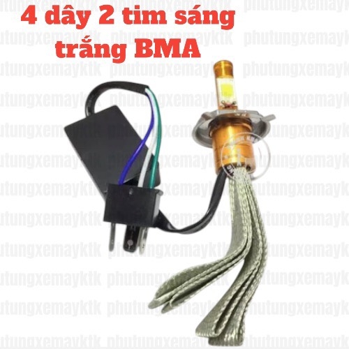 4 DÂY 2 TIM SÁNG TRẮNG BMA