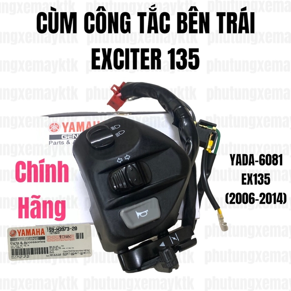 YADA-6081-EX135(06-14) Cùm công tắc bên trái-[Yamaha]