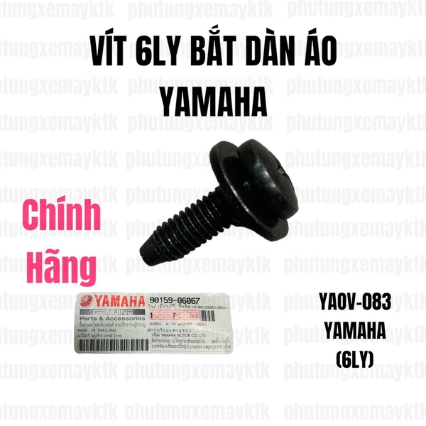 [Chính Hãng Yamaha]YAOV-083-Vít 6ly bắt dàn áo Yamaha Phụ tùng phụ kiện xe máy