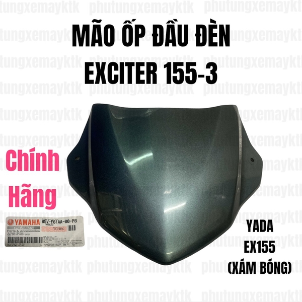 YADA-EX155-3 Mão ốp đầu đèn(Xám bóng) Phụ tùng phụ kiện xe máy-[Yamaha]