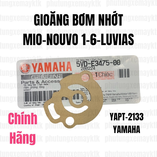 YAPT-2133-Gioăng bơm nhớt Mio-Nouvo 1-6-Luvias,ex Phụ tùng phụ kiện xe máy-[Yamaha]