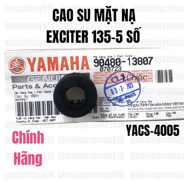 [Chính hãng Yamaha]YACS-4005 Cao su mặt nạ Exciter 135 5 số