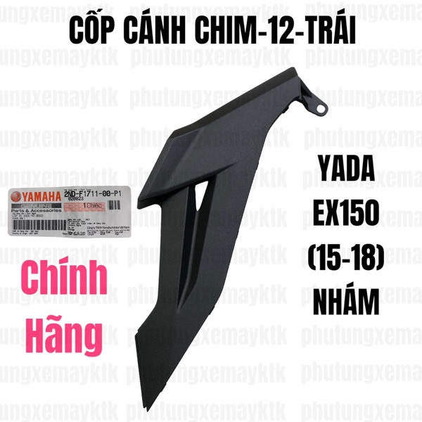 YADA-EX150(15-18)-NHÁM-12 Cốp cánh chim-TRÁI-[Yamaha]
