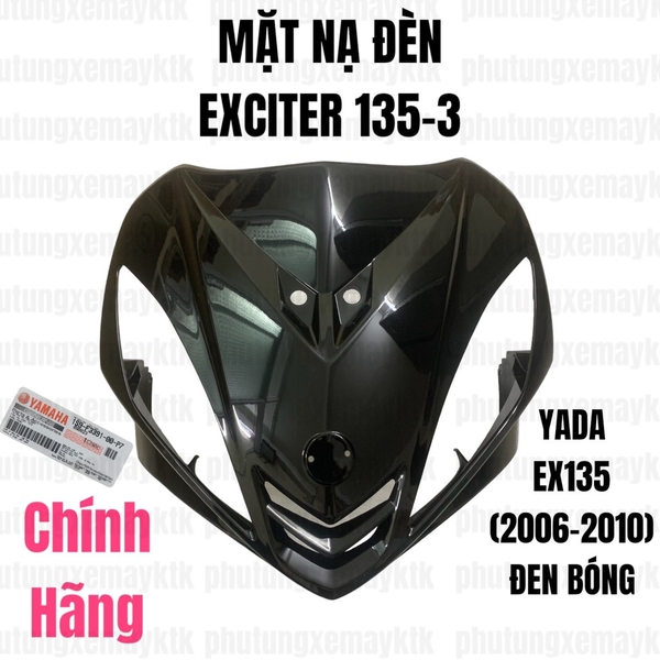 YADA-EX10(06-10)-ĐEN BÓNG-3 Mặt nạ đèn-[Yamaha]