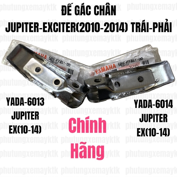 [Chính hãng Yamaha]YADA  Đế gác chân Jupiter,Exciter(10-14) trái-phải.PM