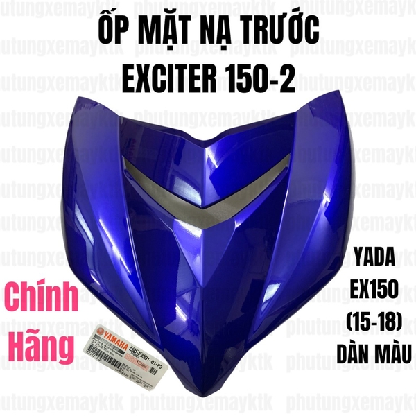 YADA-EX150(15-18)-XANH DƯƠNG-2 Ốp mặt nạ trước-[Yamaha]
