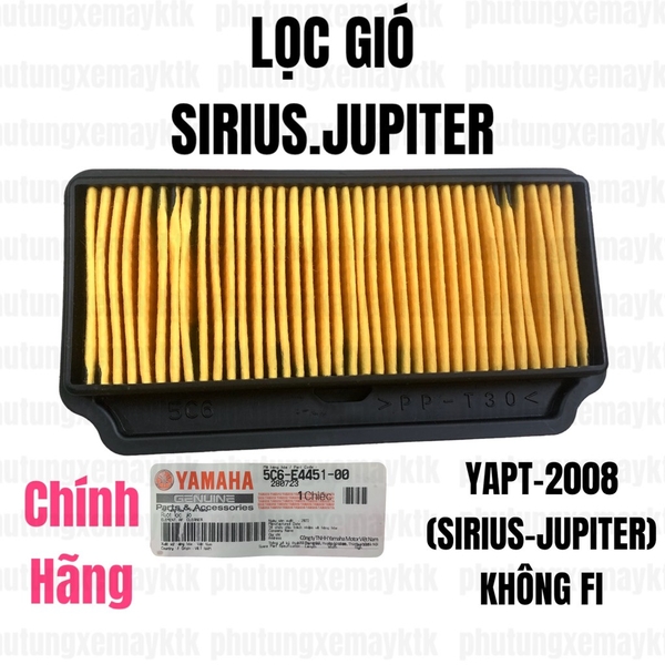 [Chính hãng Yamaha]YAPT-2008 Lọc gió-Sirius.Jupiter MX(KHÔNG GẮN FI)