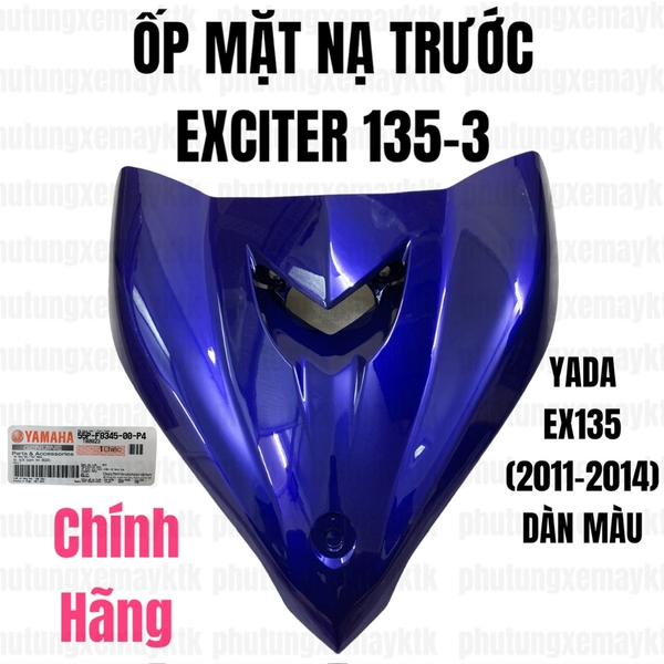 YADA-EX135(11-14)-XANH DƯƠNG-3 Ốp mặt nạ trước-[Yamaha]