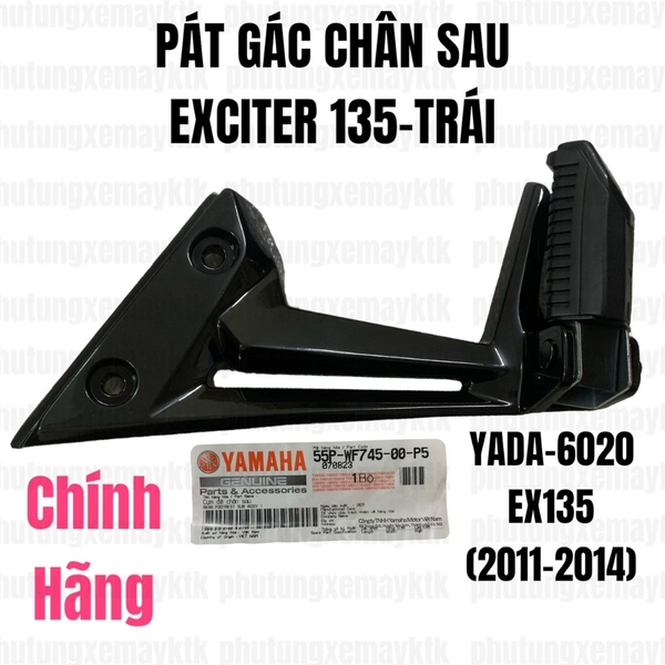 YADA-6020-TRÁI Pát gác chân sau Ex135(11-14)-[Yamaha]