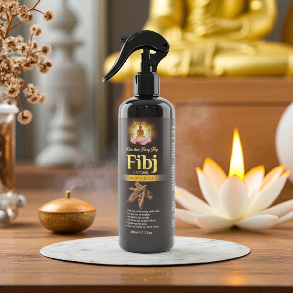 Nước Lau Bàn Thờ Hương Trầm 300ml - Lau Sạch, Thơm Lâu, Tăng Vượng Khí | Đại Bồ Đề Tâm