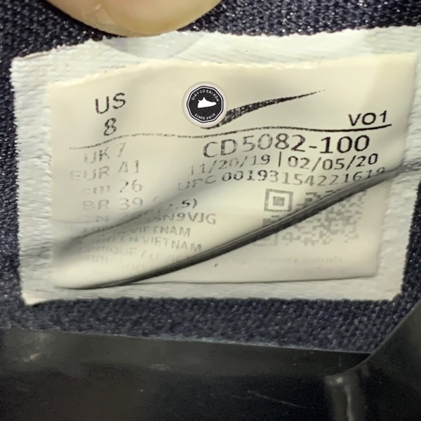 Giày 2hand NIKE PG OREO CD5082-100 SIZE 41 pvn14540