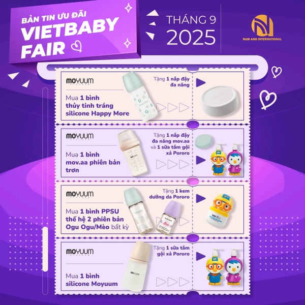 Vietbaby Fair 2025 – Chương Trình Ưu Đãi Đặc Biệt Từ Moyuum Vietnam
