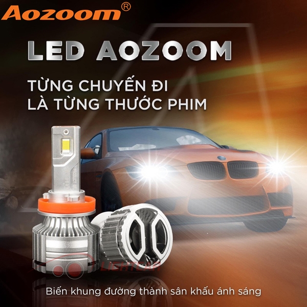 Bóng Led Aozoom A65 Chân H1 Chính Hãng