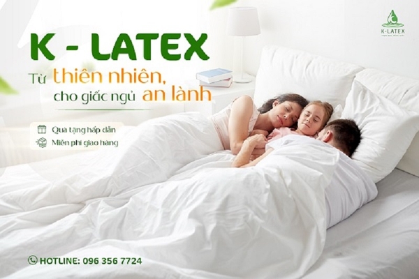 K-latex địa chỉ bán nệm cao su thiên nhiên chất lượng hàng đầu