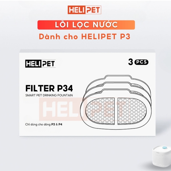 1 Hộp lõi lọc máy lọc nước HELIPET Pure 3 (P3)