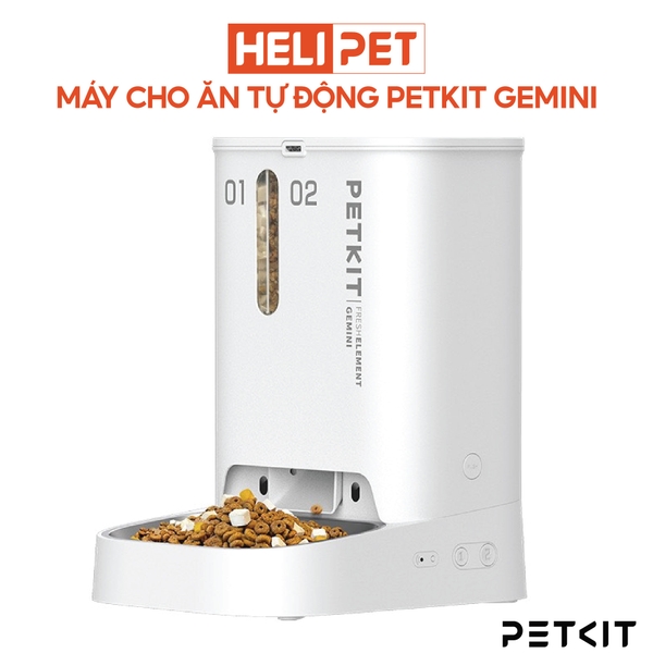 Máy Ăn Tự Động PETKIT  Fresh Element GEMINI 2 ngăn 5L cho chó mèo