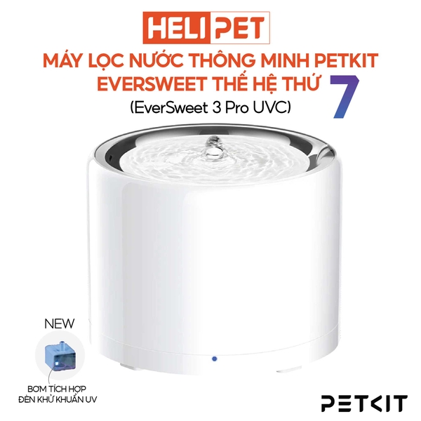 Máy lọc nước PETKIT EverSweet 3 Pro UVC (Solo 7) - Bơm không dây