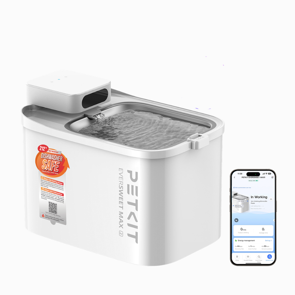 Máy lọc nước cho chó mèo PETKIT Eversweet Max 2 3L - Dùng pin sạc 5000mAh