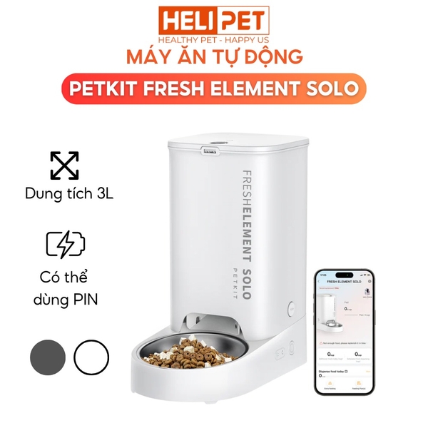 Máy ăn Petkit Fresh Element Solo cho thú cưng - Không Camera
