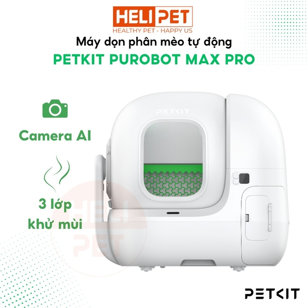 Máy dọn vệ sinh mèo Petkit Purobot Max Pro