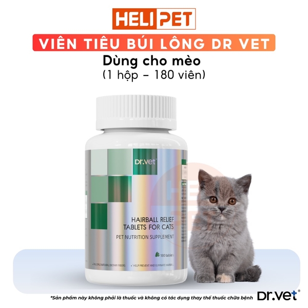 Viên tiêu búi lông cho mèo DR.VET
