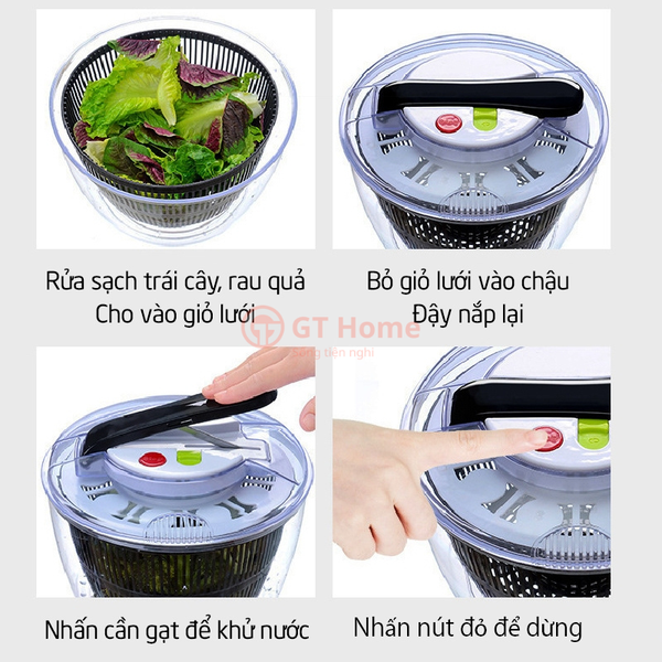 Rổ quay vắt rau