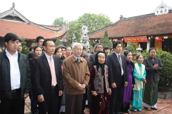 Tổng Bí thư Nguyễn Phú Trọng trong lòng người dân quê hương