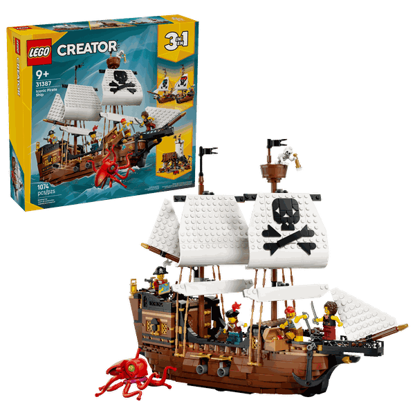 LEGO Iconic Pirate Ship 31387 JUNJUN