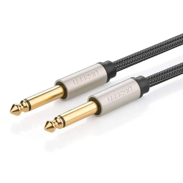 Cáp Audio (âm thanh) 6,35mm Mono Jack Mạ Vàng Dài 2M (AV128) Ugreen 10638