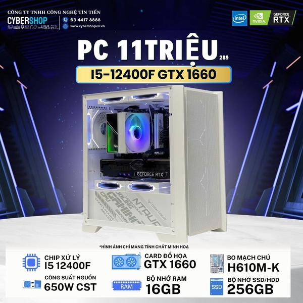 PC CBS Intel I5-12400F / VGA GTX 1660 Super