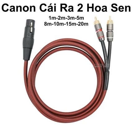 Dây canon cái ra hoa sen dài 2m Soundking BXR033/2M