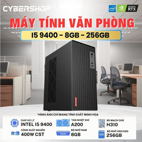 Trọn bộ máy tính văn phòng ( I5 9400 | 8GB | 256GB SSD )