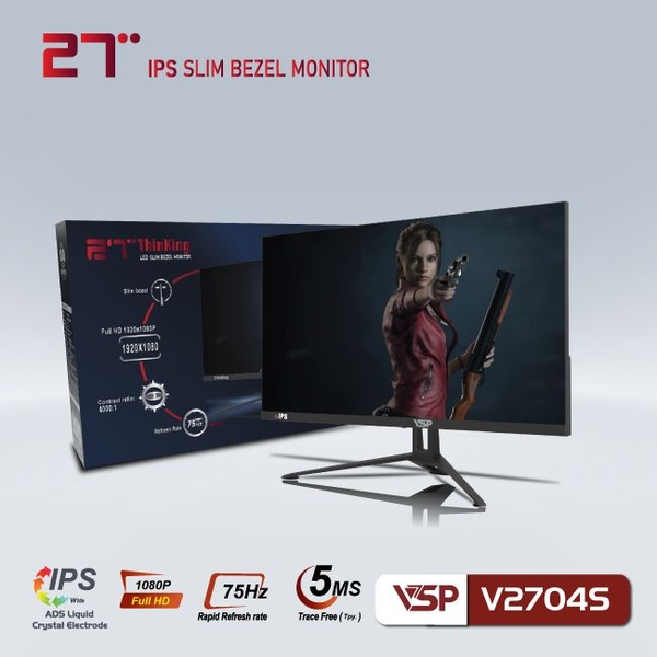 Màn hình VSP V2704S 27 inch FullHD IPS 75Hz 5ms