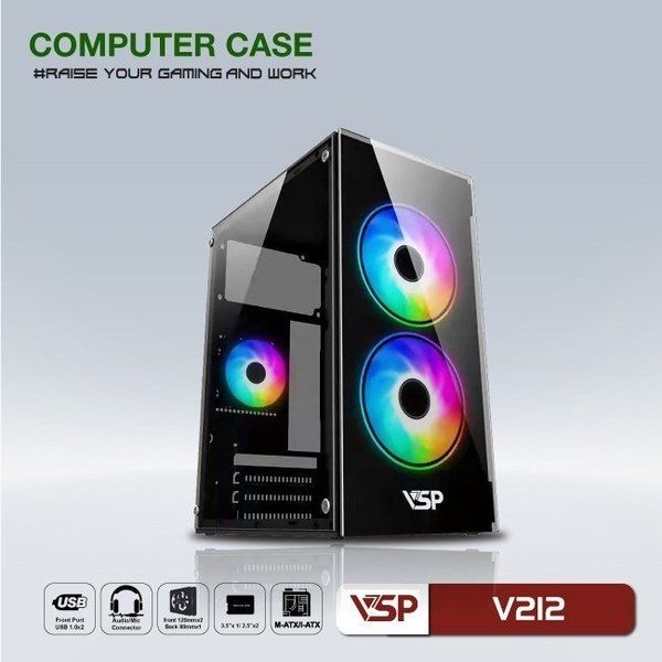Vỏ Case máy tính VSP V212 White