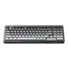 Bàn phím cơ Machenike K500F-B94W Tri-Mode RGB White Transparent