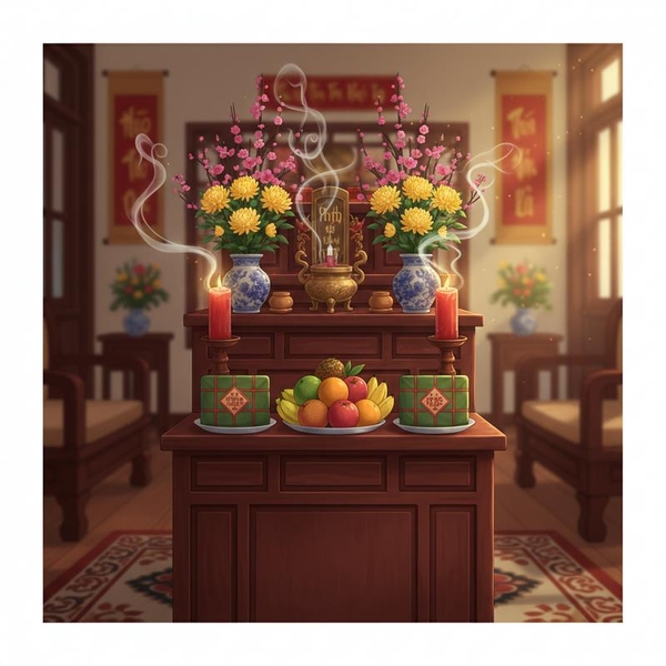 Thứ Tự Thắp Hương Và Khấn Vái Trên Bàn Thờ Tết: Hướng Dẫn Đầy Đủ